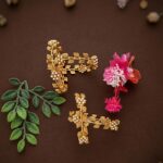 FLOWER AND LEAF DESIGN 2 SET FANCY BANGAL